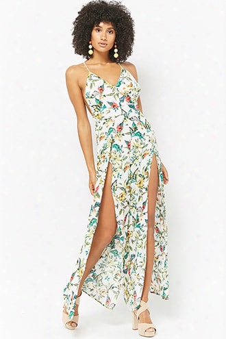 Floral Vented Leg Jumpsuit