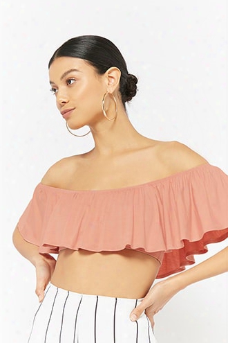 Flounce Crop Top