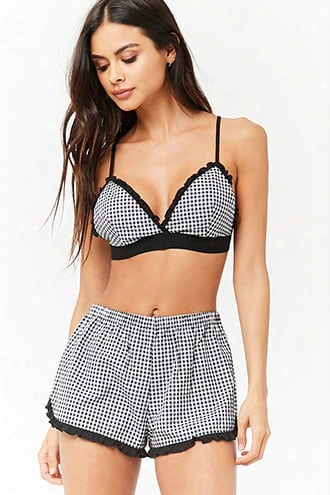 Gingham Print Pajama Place