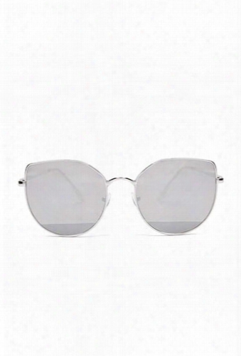 Metal Cat-eye Sunglasses