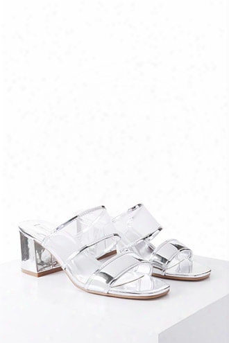 Metallic Mesh Sandals