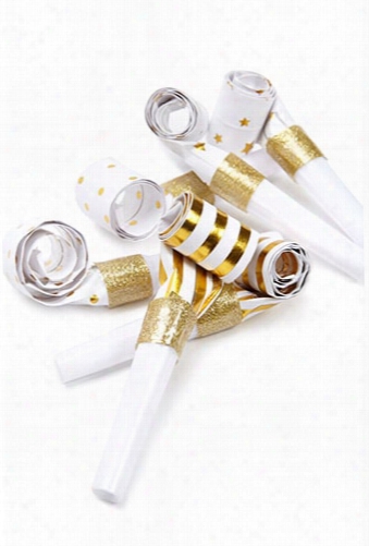 Metallic Party Horn Set