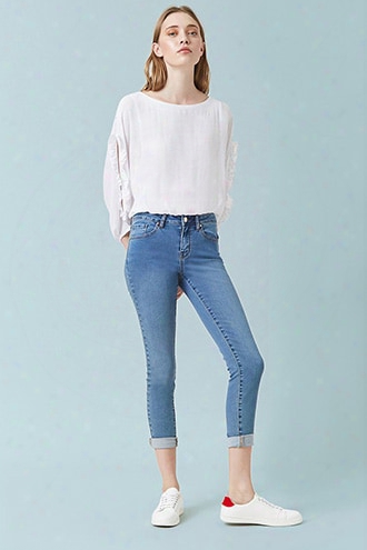 Mid-rise Skinny Ankle Jeans