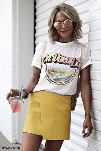 On Vacay Slub Knit Tee