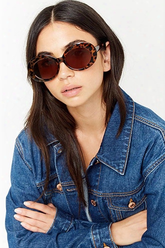 Oval Frame Sunglasses