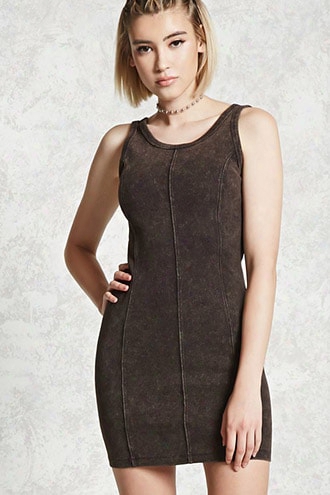 Paneled Seam Tank Dress