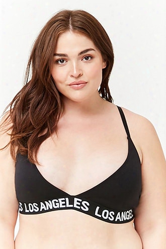 Plus Size Graphic Bralette