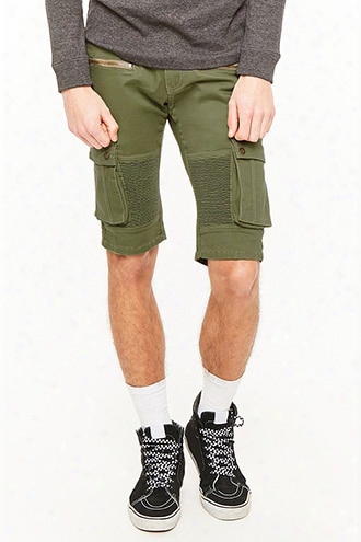 Reason Denim Cargo Shorts