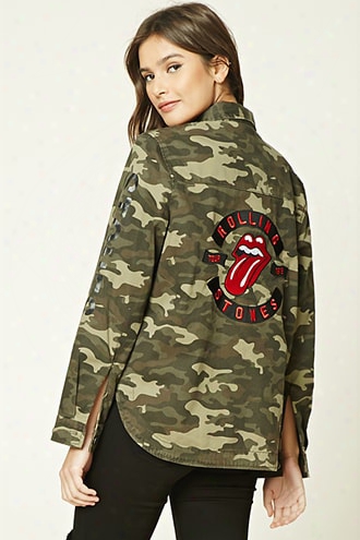 Rolling Stones Camo Jacket