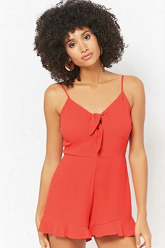 Ruffled Cami Romper