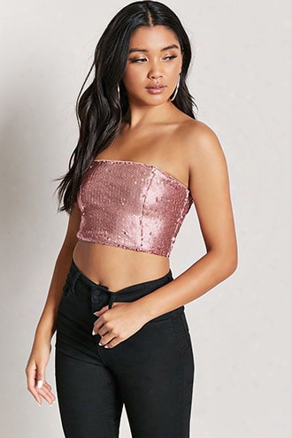 Sequin Tube Top