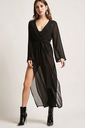 Sheer Longline Kimono