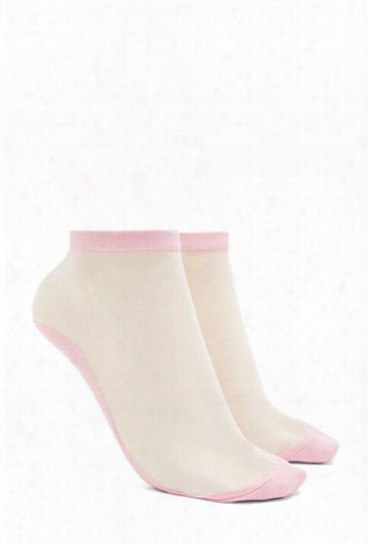 Sheer Mesh Ankle Socks