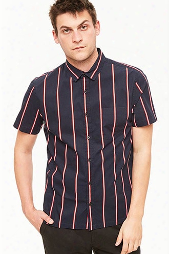 Stripe Short-sleeve Shirt