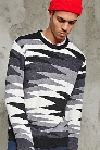 Abstract Pattern Woolen Sweater