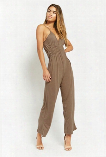 Anm Knit Drawstring Jumpsuit