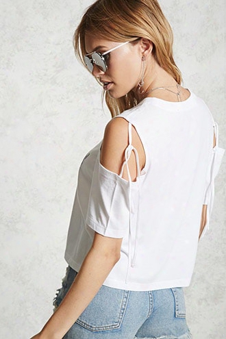 Babes Only Open-shoulder Tee