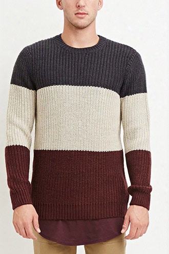 Colorblocked Wool-blend Sweater