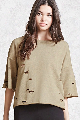 Contemporary Distressed Top