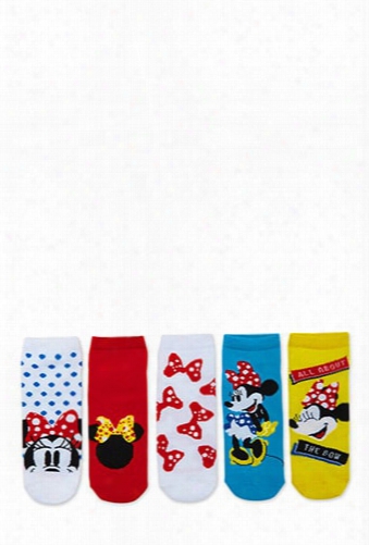 Disney Minnie Mouse Socks - 5 Pack