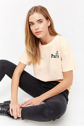 Embroidered Paris Graphic Tee