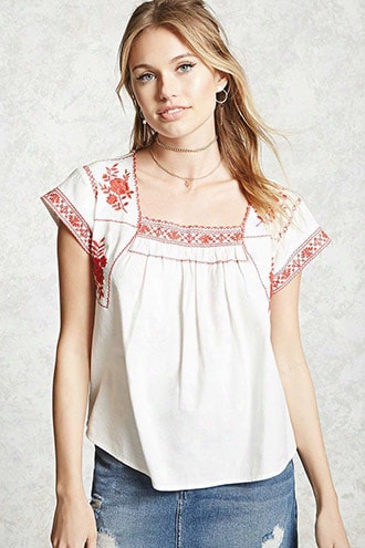 Embroidered Top