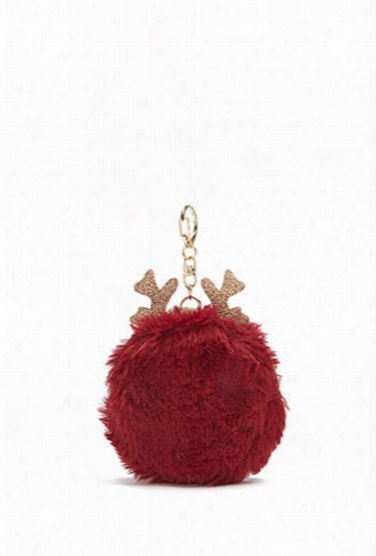 Faux Fur Antler Coin Purse