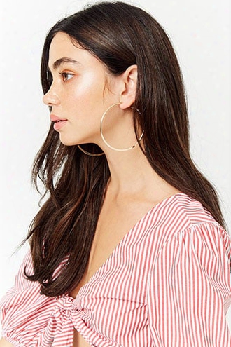 Flat Hoop Earrings