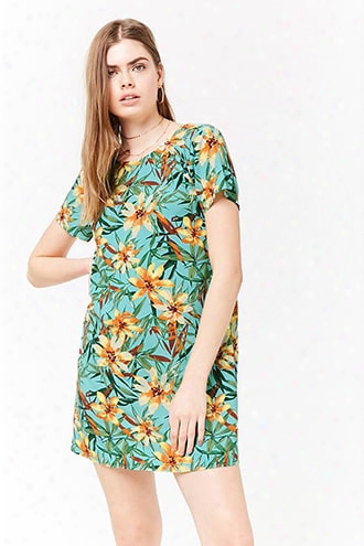 Floral Print Shift Dress