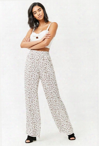 Floral Smocked Pants