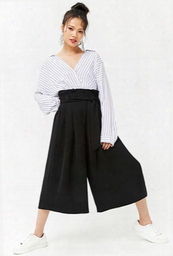 High-rise Paperbag Culottes