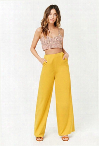 High-rise Wide-leg Pants