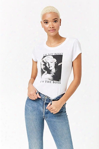 Marilyn Monroe I'm Not Bossy Graphic Tee