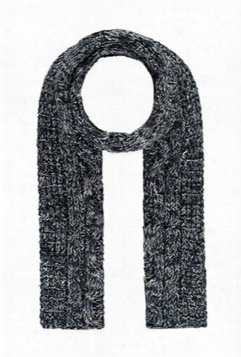 Marled Cable Knit Scarf