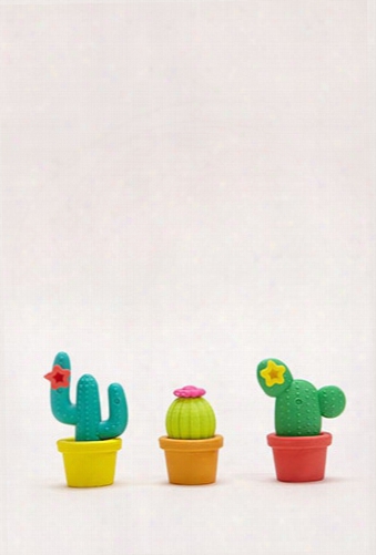 Ooly Cactus Eraser Set