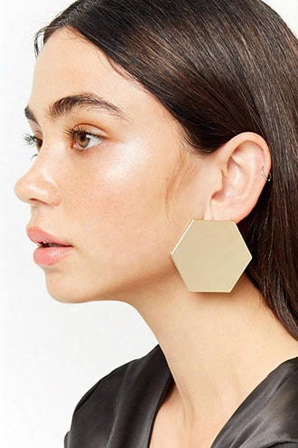 Oversize Geo Stud Earrings