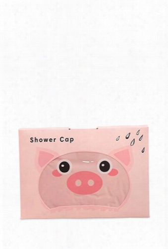 Pig Graphic Shower Cap