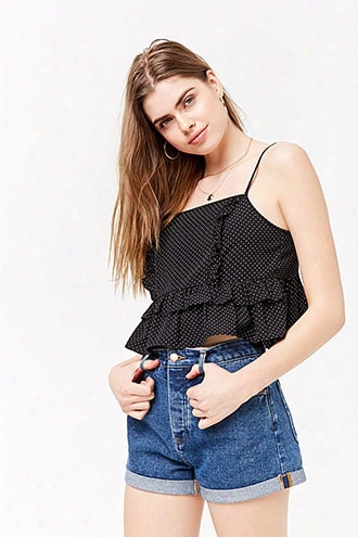 Pin Dot Ruffle Cami