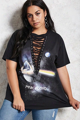 Plus Size Pink Floyd Graphic Tee