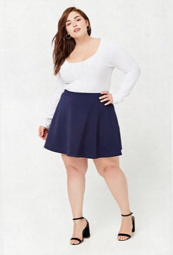 Plus Size Skater Skirt