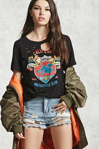 Ripped Moto Club Graphic Tee