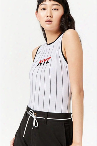 Striped Nyc Bodysuit