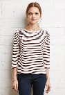 Buttoned Stripe Top