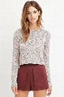 Contemporary Marled Knit Sweater