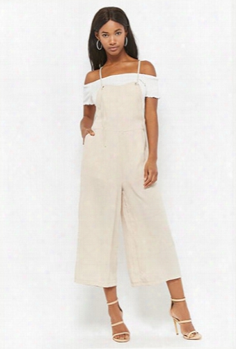 Tie-strap Culotte Overalls