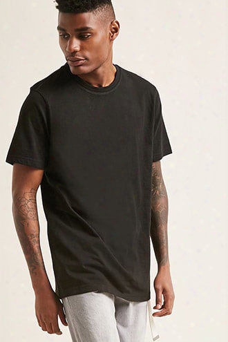 Vented Slub Knit Tee