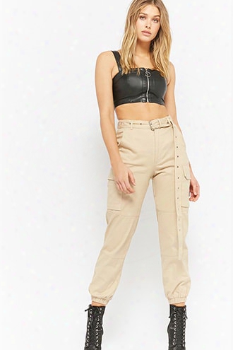 Belted Cargo Joggers