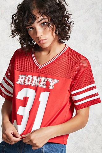 Boxy Honey Graphic Jersey