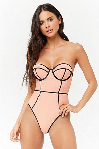 Bustier One-piece Swimsuit