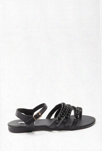 Chain Link Toe Strap Sandals